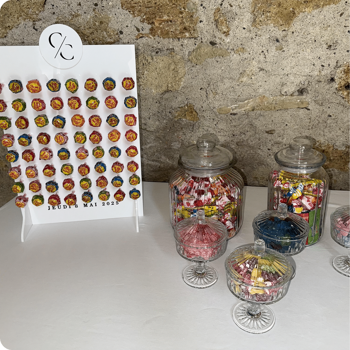 décorations de table personnalisées